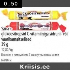 Allahindlus - Sana+ glükoositropsid C-vitamiiniga sidruni- või vaarikamaitselised 39g