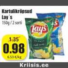 Allahindlus - Kartulikrõpsud
Lay´s
150g / 2 sorti