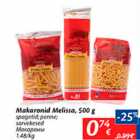 Allahindlus - Makaronid Melissa, 500 g