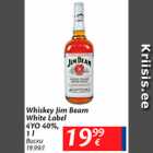 Alkohol - Whiskey Jim Beam White Label 4YO