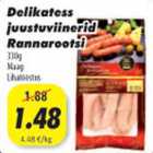 Allahindlus - Delikatess juustuviinerid Rannarootsi, 330g