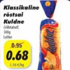 Allahindlus - Klassikaline röstsai Kuldne,500g