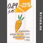 Allahindlus - Kadarbiku porgandimahl, 0,5 l