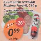 Allahindlus - Kuumsuitsu servelaat Maxima Favorit, 280 g