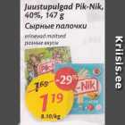 Allahindlus - Juustupulgad Pik-Nik