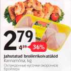 Jahutatud broilerikoivatükid