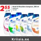 Allahindlus - Head & Shoulders šampoon, 200 ml