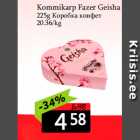 Kommikarp Fazer Geisha
225g 