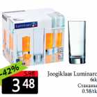 Joogiklaas Luminarc
6tk
