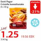 Allahindlus - Eesti Pagar Cristella kaneelisaiake 8 x 40 g