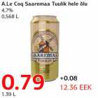 A.Le Coq Saaremaa Tuulik hele õlu 4,7% 0,568 L