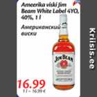 Allahindlus - Ameerika viski Jim Beam White Label 4YO