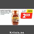 Allahindlus - Jacobs Cronat Gold
lahustuv kohv, 100 g