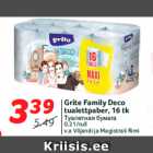 Allahindlus - Grite Family Deco
tualettpaber, 16 tk