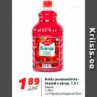 Allahindlus - Heliis punasesõstramaasika
siirup, 1,5 l