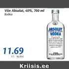 Allahindlus - Viin Absolut