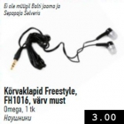 Kõrvaklapid Freestyle, FH1016, värv must