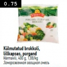 Külmutatud brokkoli, lillkapsas, porgand