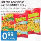 LORENZ POMSTICKS KARTULISNÄKID 100  g