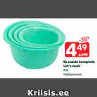 Allahindlus - Kausside komplekt
Let’s cook
4 tk
