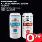 Allahindlus - Alkoholivaba õlu
A. Le Coq Premium, 500 ml

