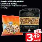 Kreeka või India pähklid
Germund, 200 g
