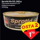 Sprotid õlis EO, 240 g

