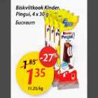 Allahindlus - Biskviitkook Kinder, Рingui,4 х 30g