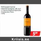 Tšiili lauavein Sunrise
Cabernet Sauvignon, 13%, 75 cl