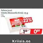 Pehme juust
Vändra Mozzarella Kirsid, 125 g