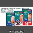 Pampers Active Baby Giga Pack mähkmed