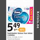 Allahindlus - Tualettpaber Deluxe Pure White 3-kihiline