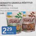 BONAAVITA GRANOLA RÖSTITUD MÜSLI 500 G