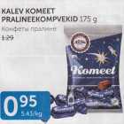 KALEV KOMEET PRALINEEKOMPVEKID 175 G