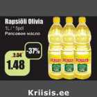 Rapsiõli Olivia 1 L/* 5pdl