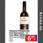 Allahindlus - Hispaania KPN kuiv vein Cron Reserva Vina Albali, 750 ml