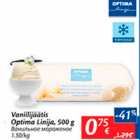 Allahindlus - Vanillijäätis Optima Linija, 500 g