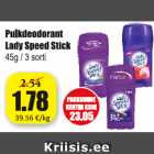 Pulkdeodorant Lady Speed Stick