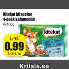 Kitekat kiisueine 4-pakk kalamenüü