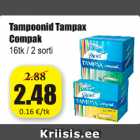 Tampoonid Tampax Compak