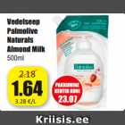 Allahindlus - Vedelseep
Palmolive
Naturals
Almond Milk
500ml
