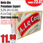 Allahindlus - Hele õlu
Premium Export 