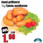 Allahindlus - Jaani grillvorst
1kg