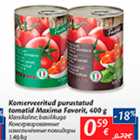 Allahindlus - Konserveeritud purustatud tomatid Maxima Favorit, 400 g