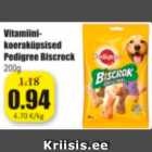 Vitamiinikoeraküpsised Pedigree Biscrock 200 g