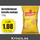 Kartulikrõpsud Estrella soolaga 130 g