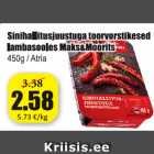 Allahindlus - Sinihallitusjuustuga toorvorstikesed lambasooles Maks&Moorits