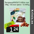 Allahindlus - Sarapuupähklid Golden nut
100g 