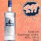 Allahindlus - Eesti viin Saaremaa Vodka, 40%, 100cl