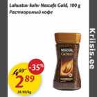 Allahindlus - Lahustuv kohv Nescafe Gold, 100 g